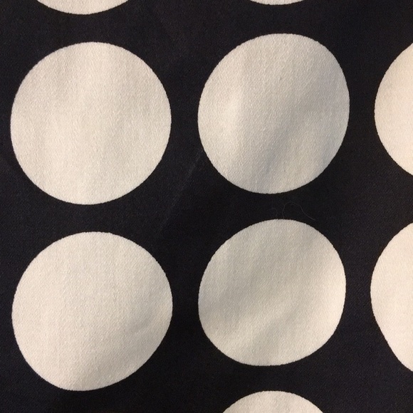 Eliza J Black Polka Dot Dress Size 16 - Picture 5 of 5